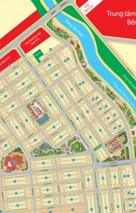 Bản đồ quy hoạch Mega City Bình Dương - Công Ty Cổ Phần Tập Đoàn Địa Ốc Kim Oanh